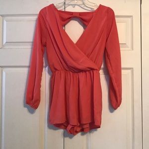 Long sleeved romper